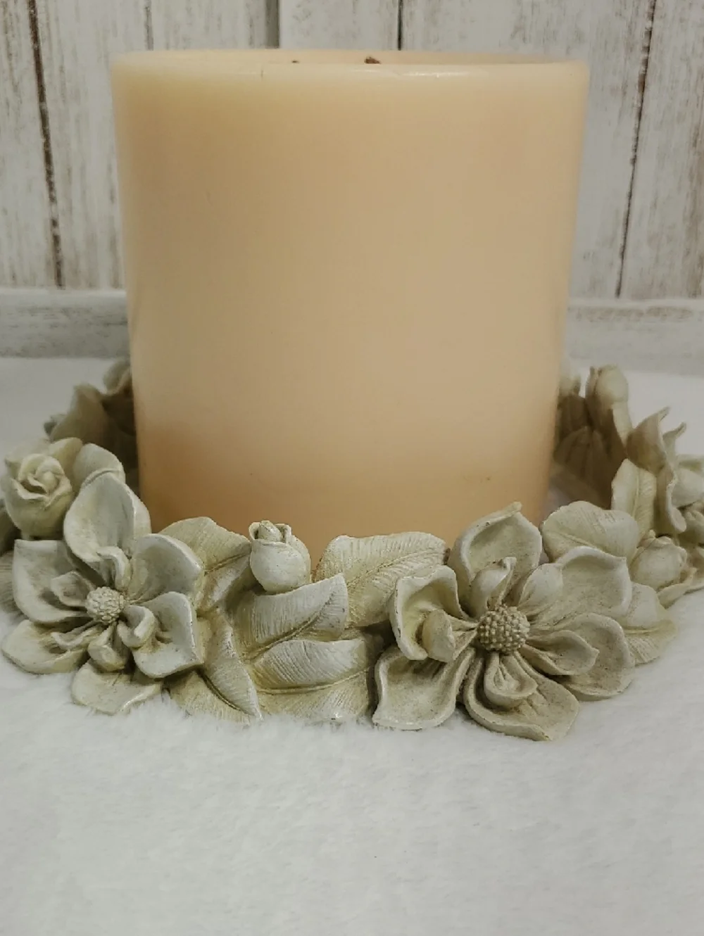 Magnolia Resin Decorative Candle Holder Flower Dish